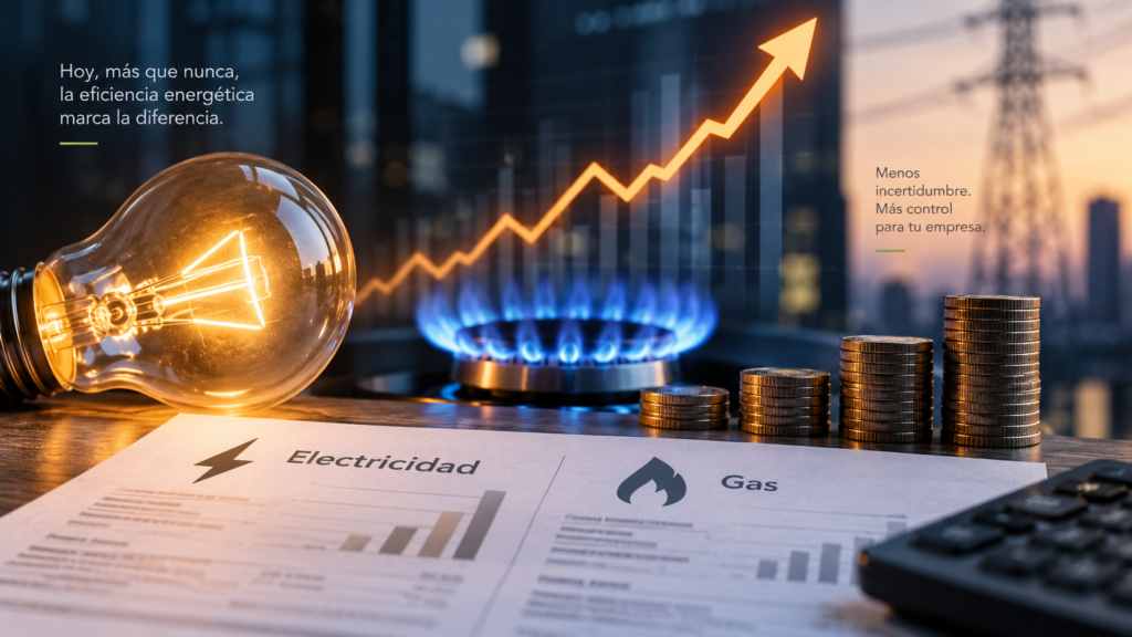 Subida del precio de la luz y el gas y su impacto en las empresas